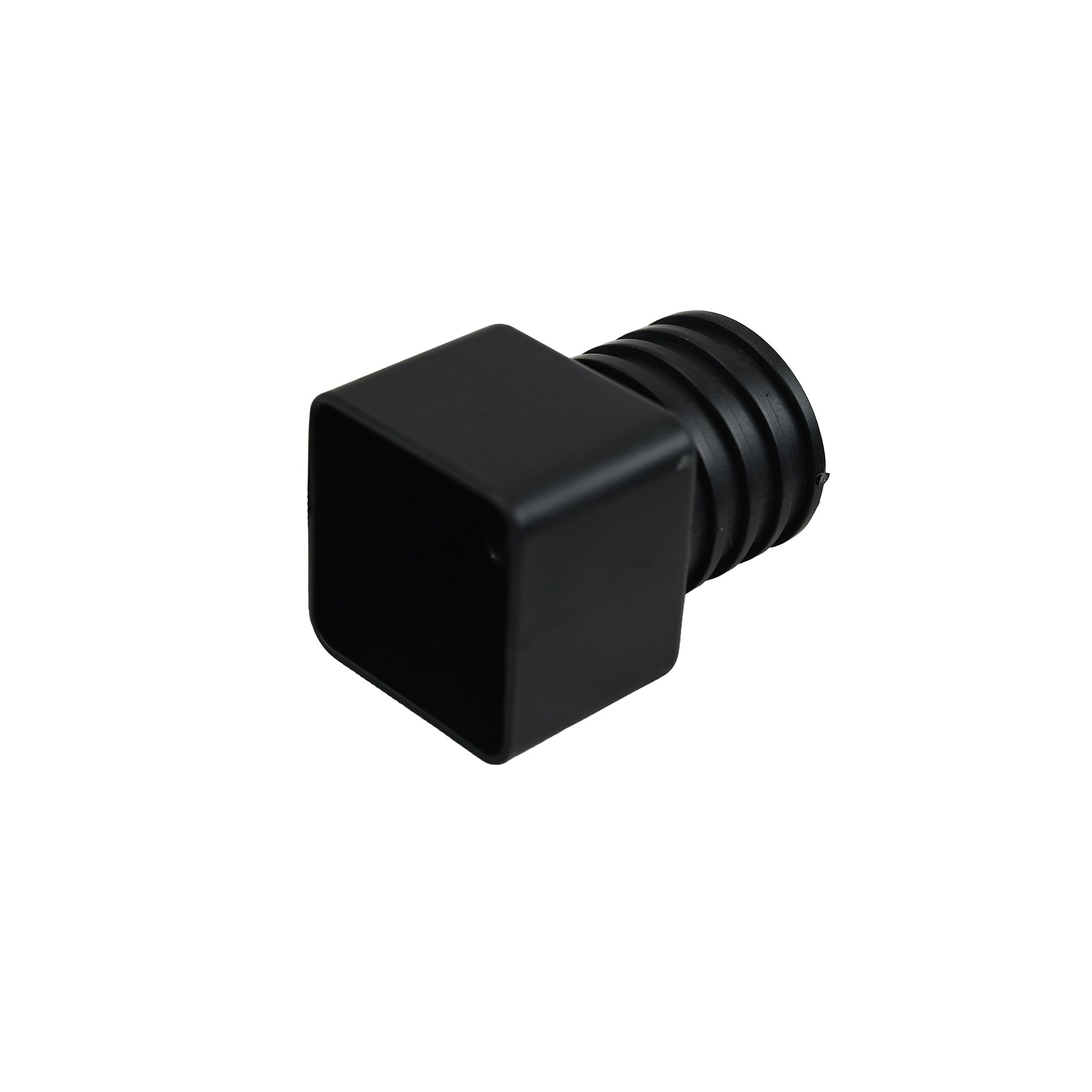 Black Square 18x36 Threaded Foot