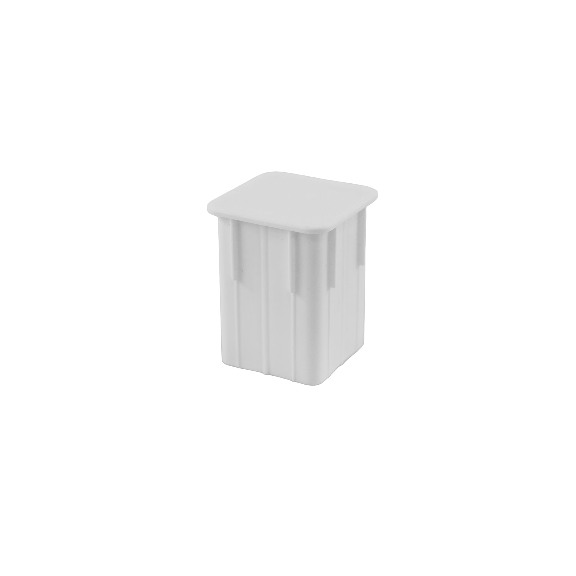 White Square 18x36 Cap