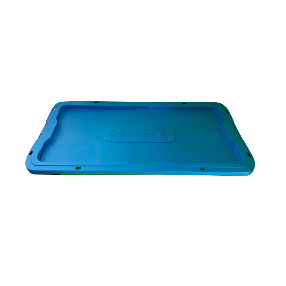 50gal/200qt Wheeled Hart Lid -Blue